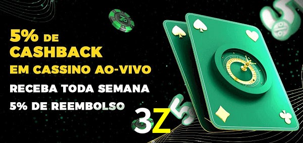 Promoções do cassino ao Vivo 3Z